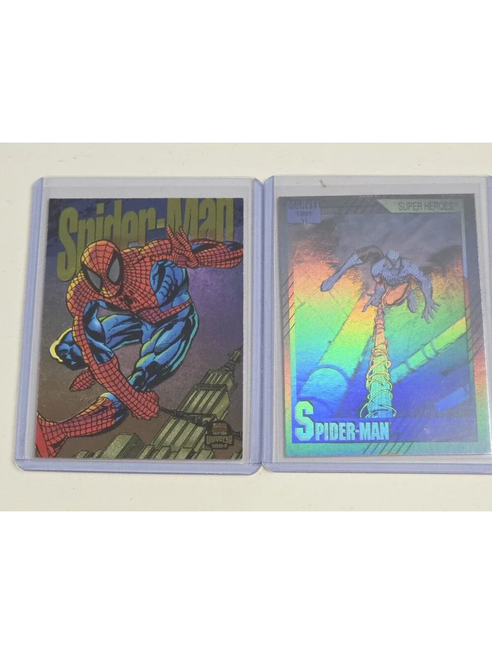 1994 SPIDER-MAN POWERBLAST #6 & Impel Holgram FOIL Card Lot